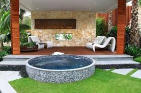 Whirlpool Rund Garten Terrasse Rasenflache Ideen Whirlpool Hinterhof Whirlpool Garten Whirlpool Deck