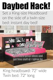 Mind Blown I Am So Doing This Pick Up A Cheap Headboard On Fb Garage Sale Or Craigslist And Diy Love This Daybed Hack Twin Bed Next Twin Bed Bed Headboard