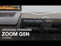 Zoom G5n Updating The Firmware Youtube