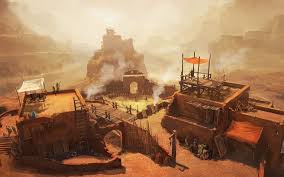 Desert Village Desert Art Concept Art Environment Concept Art I just want slightly more varied environments compared to bloodborne. desert village desert art concept