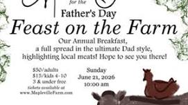 Father's Day Feast on the Farm Annual Breakfast