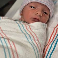 Baby Logan 💙 so blessed for another easy delivery, nurses, doctor and of  course my supportive husband who was fanning me abs praying over me and  Logan.