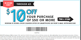 At these prices, the items are a steal. Old Navy Printable Coupons May 2018