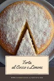 torta al cocco e limone torte alimentari idee alimentari ricette