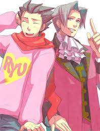 Phoenix And Miles Phoenix Wright Ace Attorneys