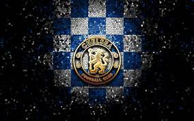 You can make this picture for your desktop computer, mac screensavers, windows backgrounds, iphone wallpapers, tablet or android lock screen and mobile device. Download Wallpapers Chelsea Fc Glitter Logo Premier League Blue White Checkered Background Soccer Fc Chelsea English Football Club Chelsea Logo Mosaic Art Football England For Desktop Free Pictures For Desktop Free