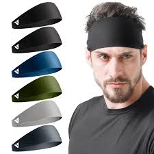 Amazon.com: Sweat Headbands for Men Sweatbands for Mens Headband Running  Sweat Bands Headbands Men Workout Sports Hairband for Men Thin Fitness Gym  Black : Clothing, Shoes & Jewelry