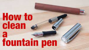 How To Clean A Fountain Pen - Youtube
