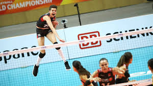 She is 1.96 m tall and plays as opposite. 18 Years Old Ebrar Karakurt Amazing Volleyball Player Hd Youtube