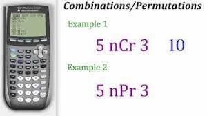 It offers dedicated permutation and combination functions on its statistics tab.now, follow the below steps to solve combination and. Ti Calculator Tutorial Combinations Permutations Youtube