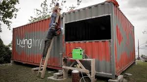 Tiny Shipping Container House - Ep. 003 - Living Tiny Project - Container's  Connection - YouTube