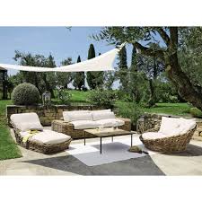 Canape 1 2 Places En Rotin St Tropez Canopy Outdoor Garden Furniture Patio