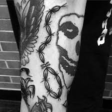 Maybe you would like to learn more about one of these? Mens Tribal Barbed Wire Tattoo Novocom Top