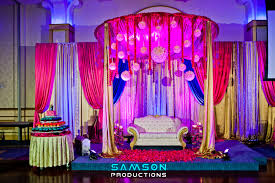 Decor For An Indian Wedding That Took Place At Wedding Venue The Grove In New Jersey Backdrops For Parties Indian Wedding Decorations Wedding Backdrop