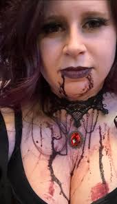 Vampire look unintentional Halloween costume