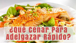 Resultado de imagen de cenar para adelgazar