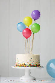 Birthday Cake Decorated With Colorful Balloons By Ruth Black For Stocksy United Birthday Cake Decorating Birthday Cake Kids Cake Designs Birthday