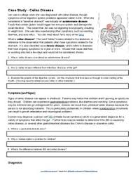 The alimentary canal is made up. Digestive Case Study Worksheets Teaching Resources Tpt