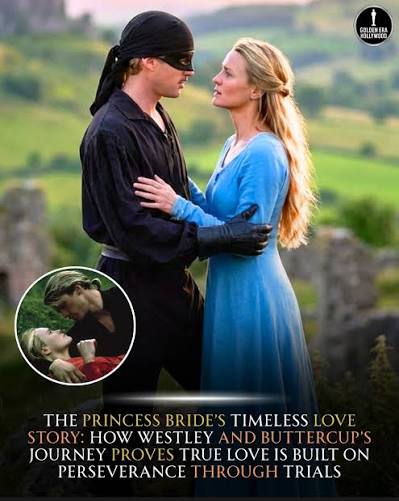 The Princess Bride (1987) is a beloved fairy tale that teaches us that love  is a journey filled with challenges, and true love is built on  perseverance. The love story between Westley