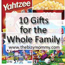 These family gifts are sure to win over everyone from kids to grandparents, whether they prefer nights in on the couch together or traveling the world with their loved ones. Ten Gift Ideas For The Whole Family Atlantas Frugal Mom