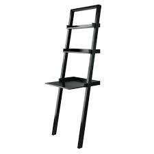 There is leaning bookshelf on the market similar to sloane. 69 36 Bellamy Leaning Desk With 2 Shelves Black Winsome Target