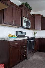 Dark Mocha Cabinets Against White Nice Contrast Kitchen Remodel Interior Design Kitchen Interior Design Kitchen Small