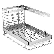 Maybe you would like to learn more about one of these? Odesign Kitchen Sink Caddy Organizer Sponge Soap Brush Holder With Drain Pan Stainless Steel Racks Holders Amazon Com Au