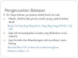 1) tidak boleh mengambil tindakan undang undang setelah berlangsung tempoh 6 tahun dari tarikh. Ppt Balasan Powerpoint Presentation Free Download Id 5072090