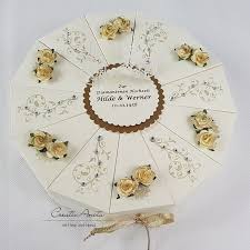 Diamantene hochzeit stampin up herz stanze verlobung. Schachteltorte Goldene Hochzeit Geldgeschenkidee Im Vintagestil Creativanita