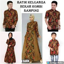 Tunik bukan hanya untuk orang dewasa saja. Baju Batik Couple Keluarga Gamis Batik Motif Sekar Samping Dan Kemeja Batik Anak Terbaru Shopee Indonesia