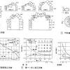 今回対象とした マルチスパン屋根を有する低層建物の風荷重評価に関しては、既往文献調査を進める中で、日本建築学 会・建築物風荷重指針3)（以下「荷重指針」と称する）にて設計値が掲載されていないことが判明し、既 往研究間でも結果にばらつきが大きく、かつ、風荷重に影響を及ぼすと考えられる建物形状パラメータ （屋根形状・勾配、建物幅・長さ・高さ. 1