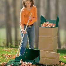 Leaf Chute Leaf Bagging Helper Helper Chute Diy Leaves