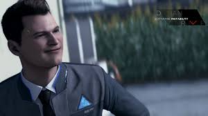 #minimalistic dbh wallpapers #aurora's art #dbh wallpapers #hank anderson #connor #rk800 will i ever stop making wallpapers w/ connor? I Worked Way Too Hard To Take This Incredibly Dumb Screenshot Detroitbecomehuman