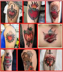 No tattoo could ever be too big or too small; Sacred Heart Tattoo Traditional Sacred Heart Tattoo 2020 New Best Tattos Types