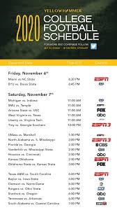 Customize point system if desired. This Weekend S College Football Tv Schedule Yellowhammer News Yellowhammer News