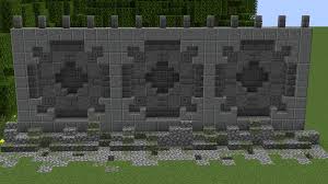 Simply set your posts in the ground and attach your panels to the posts. Minecraft Wall Designs Reddit