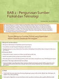 Penilaian dan pemilihan sumber maklumat. Pengurusan Sumber Fizikal Dan Teknologi