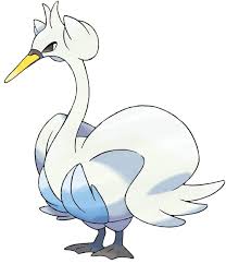 Black And White Bird Pokemon Name Swanna Characters Art Pokemon Black And White Bird Pokemon Pokemon Black And White Pokemon