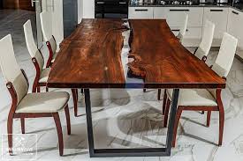 Live Edge Dining Table Dining Wood Table Table Wood Epoxy Live Edge Dining Table Furniture Small Sitting Rooms