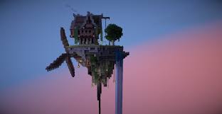 Floating Minecraft Steampunk Island Minecraft Steampunk Minecraft Blueprints Minecraft