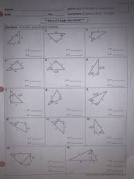 All things algebra unit 8 homework 3 answer key. Date Unit 8 Right Triangles Amp Trigonometry Per Homework 2 Special Right Triangles This Is A 2 Page Document 1 Directions Find The Course Hero