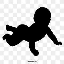 The image can be easily used for any free creative project. Silhouette Of Baby Crawling Head Images Element Silhouette Action Png Transparent Background