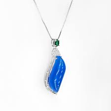 External length (incl.chain and clasp) ~17.3 (44 . Blue Raw Gem Natural Stone Necklace 925 Silver Real Jade Pendant Buy Real Raw Gem Stone Pendant Multicolor Jade Necklace Natural Stone Necklace Sterling Silver Product On Alibaba Com