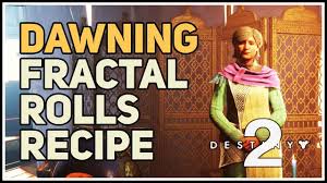 How To Make Fractal Rolls Spreading Cheer Destiny 2 Youtube