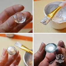 How To Make Edible Gems Using A Piping Bag Edible Diamonds Cake Decorating Artisan Cake Company