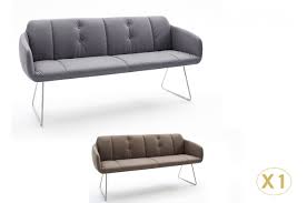 Banc D Interieur Design Avec Dossier Gris Ou Marron Pour Salle A Manger