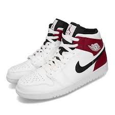 Nike Air Jordan 1 Chicago Mid Black Red White Ebay Sponsored Nike Air Jordan 1 Mid Chicago Remix White Black Red Aj1 Shoe Sneakers 554724 116 Sneakers Men S Shoes Sneakers Men