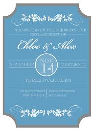 Print Sophisticated Engagement Party Free Printable Invitation