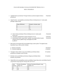 Tingkatan 4 bab 2 pasaran konsep permintaan jom belajar ekonomi perbandingan antara ciri ciri sistem ekonomi nash notes bab 5 pasaran ekonomi asas tingkatan 4 4 ekonomi cute766 jenis keanjalan permintaan penawaran harga nash notes bab 1 nota ringkas bab 5 pasaran ekonomi asas tingkatan 4. Ujian Kefahaman Soalan Subjektif Tingkatan 4 Bab 2 Pasaran