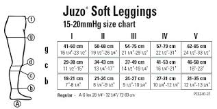 Juzo Soft Leggings 15 20 Mmhg Footless Compression Pantyhose